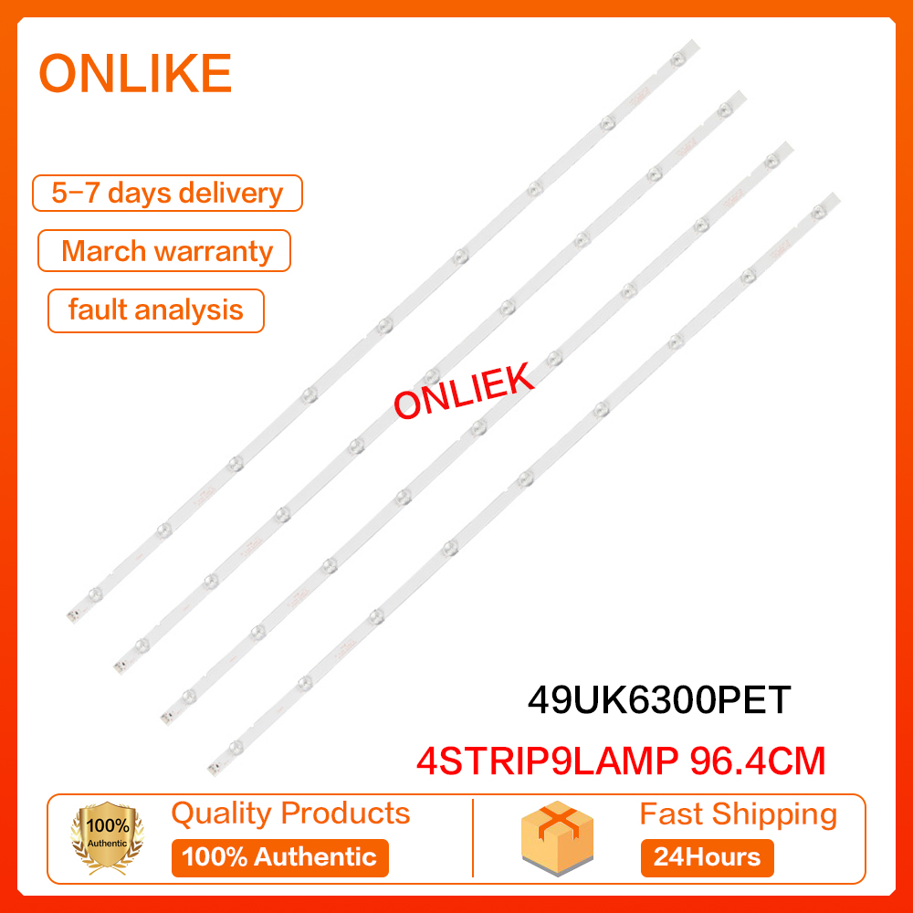 สมาร์ททีวี ONLIKE LG 49 นิ้ว LED 49UK6300PTE / 49UK6320PTE BACKLIGHT ( LAMPU ) 49UK6300 49UK6320 49" LG LED BACKLIGHT ราคา 303 บาท*ส่งฟรี