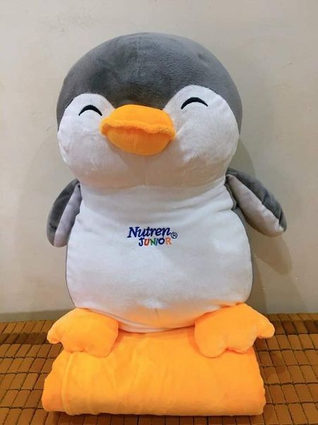 Bộ chăn gối chim cánh cụt Vinamilk cho bé 🍀 freeship 🍀 giá rẻ 🍀