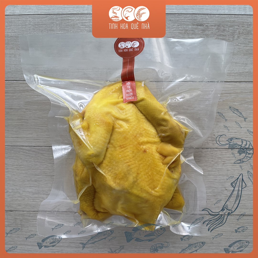 Gà ủ muối nguyên con khối lượng 1-1.3kg tinh hoa quê nhà