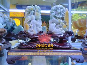 Long phụng phỉ thúy lên ngọc bạch đế thanh