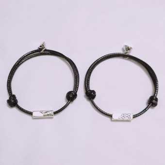 Lắc tay nam châm tình yêu núi và biển dành cho cặp đôi màu sắc phong phú ( 2 vòng )