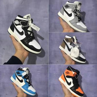 Giày thể thao JORDAN 1 CỔ CAO các màu đen xanh xám Hot trend nam nữ, Giày sneaker JD1 JODAN 1 cao cổ dùng đi học,đi chơi