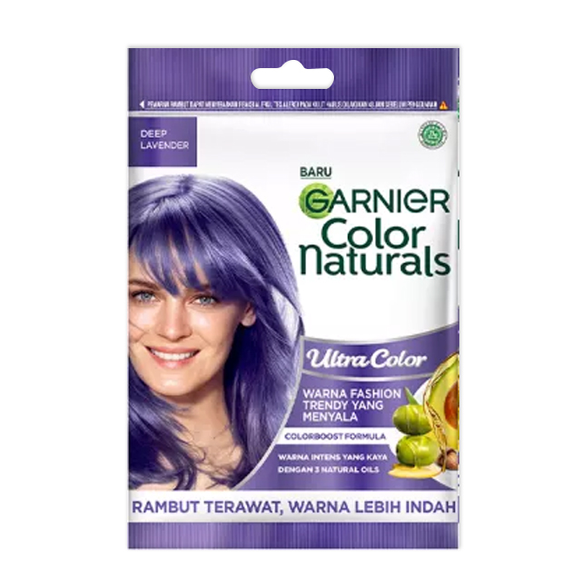 Garnier Color Naturals Ultra Color Deep Lavender 30 ml - Semir Rambut Sachet Ungu
