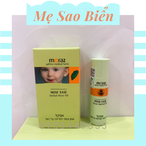Dầu bôi thông mũi Moraz cho bé