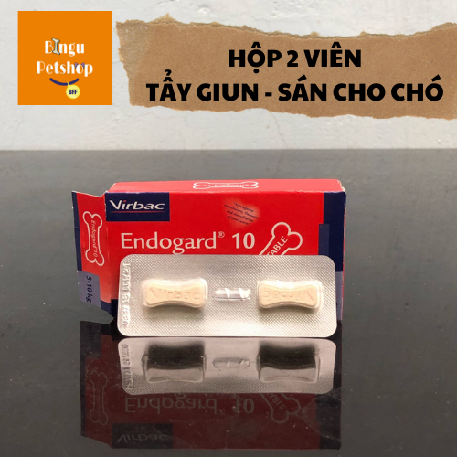 Viên uống tẩy giun cho chó - Tẩy giun Endogard 10 xổ giun tim, giun tròn, sán dây cho chó - NHẬP KHẨ