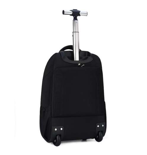 Ba lô có bánh xe tay kéo cho người lớn du lịch đi làm size 18 màu đen TL550