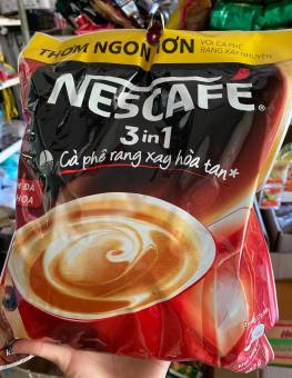 Cà phê sữa Nescafe cà phê rang xay hòa tan đậm đà hài hòa (46 gói x 17g)