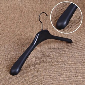 combo 10 Móc treo quần áo nam bằng nhựa vai to size 45cm chắc chắn, mắc áo kẹp quần giá rẻ