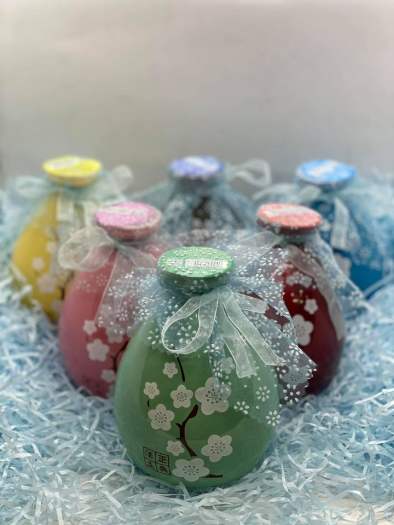 Bình đựng rưou nữ nhi hồng, hoa văn cổ trang, dung tích 500ml