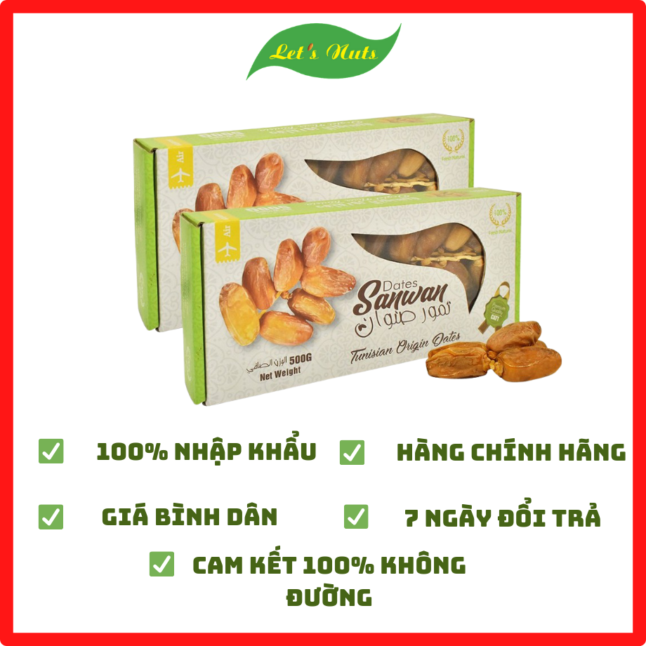 [HCM]Chà là khô nguyên cành Dates Sanwan 500g SuSuTo Shop