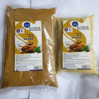 Combo 2 gói gia vị tẩm ướp gà rán dạng bột và muối 500gr - Mang đến hương vị thơm ngon, hấp dẫn cho món gà rán