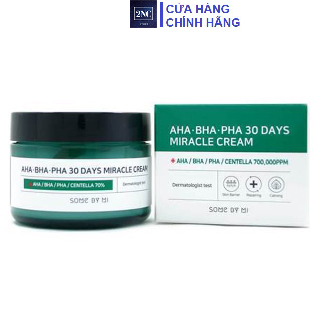 Kem dưỡng giảm mụn some by mi aha-bha-pha 30 days miracle cream 60g