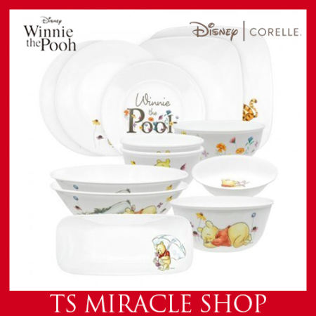 CORELLE KOREA Winnie The Pooh Tableware Collection - 20Types