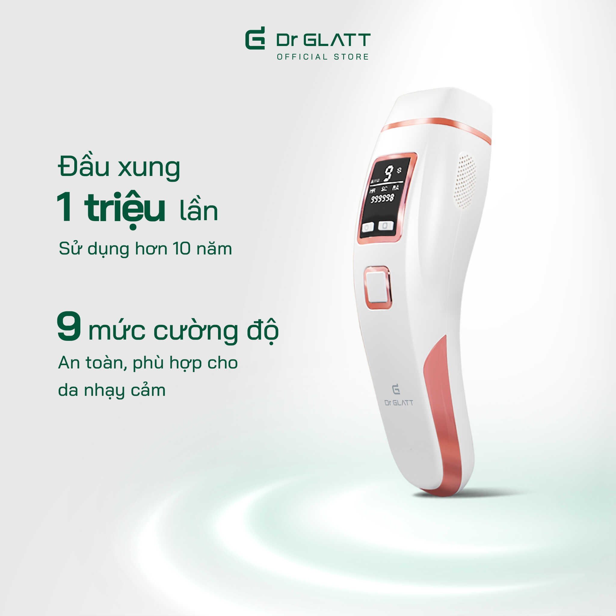 Máy triệt lông dr glatt ipl pro/ ipl 2.0