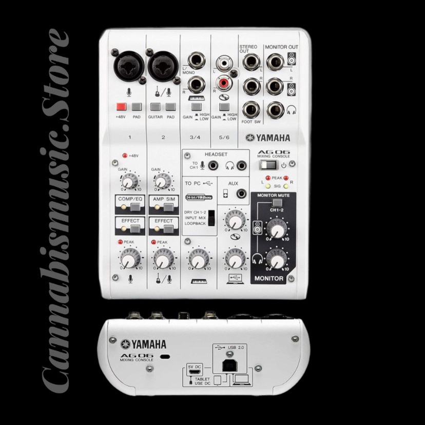 Yamaha AG06 Soundcard kiêm Bàn Trộn Mixer Interface Compact Stereo Mixing Console AG6 Phòng Thu Studio Mix