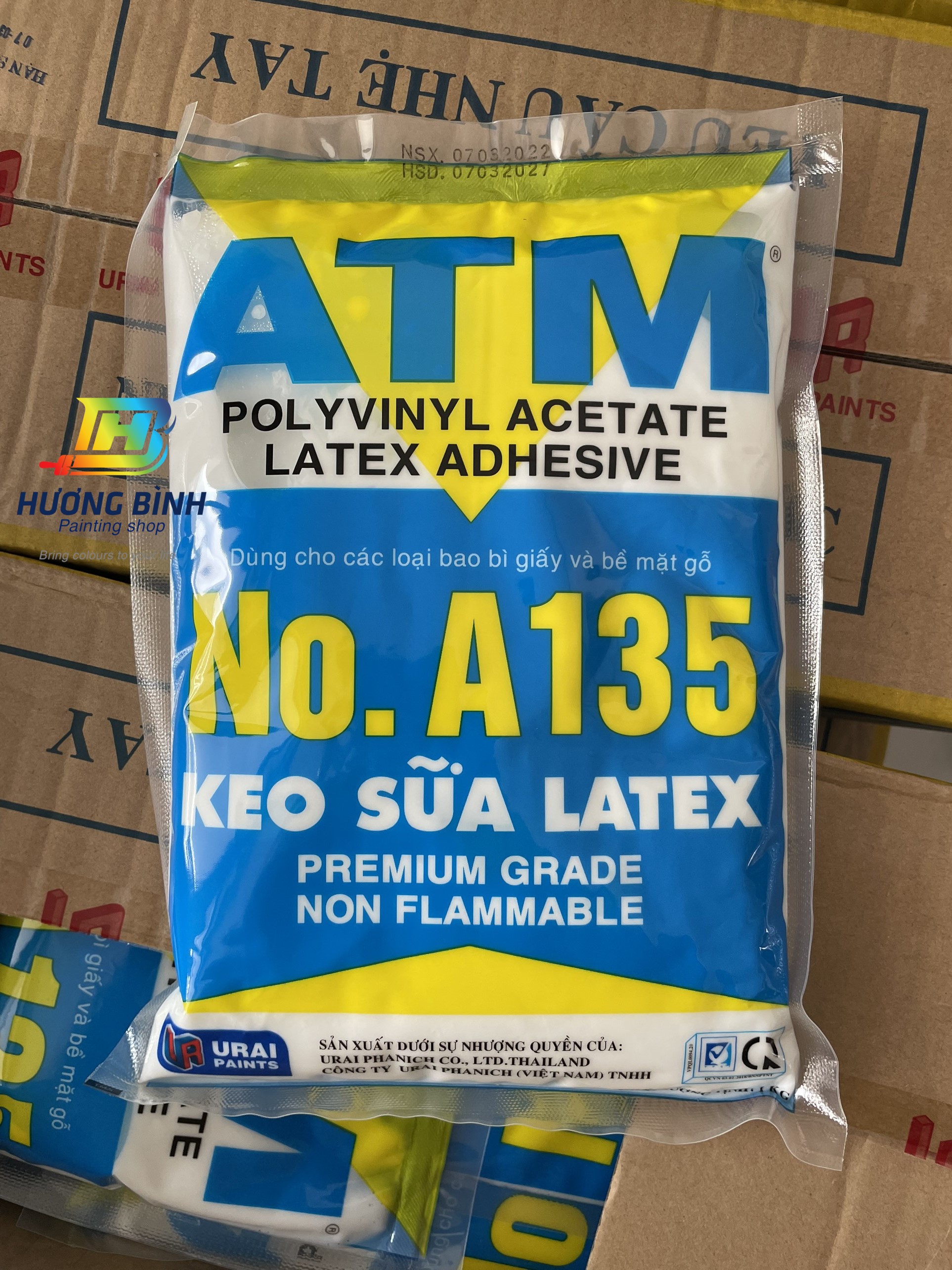 Keo sữa dán giấy, simili ATM
