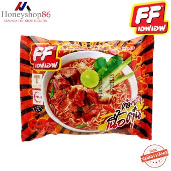 Thùng 30 gói Mì FF Vị Sườn Bò 55g/gói NK Thái Lan HONEYSHOP86