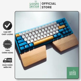 Free shipping + 5k gift portable wooden two piece keyboard, armrest two piece natural wood homedecor, private size please message the shop