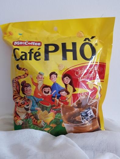 Cafe PHỐ Sữa Đá MacCoffee - 30 gói x 24g/bịch