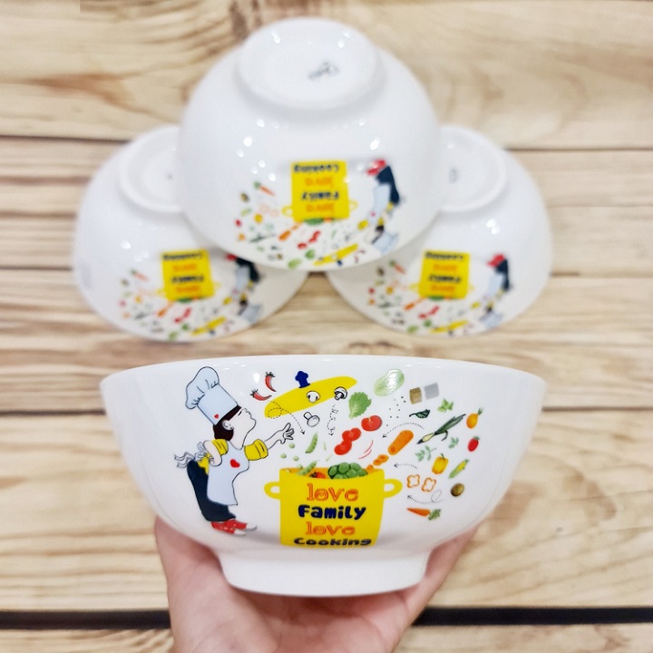 Tô sứ trắng ăn cơm - tô sứ trắng