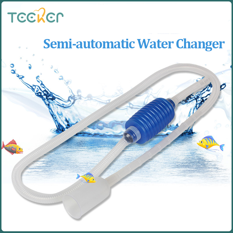 Teeker bộ dụng cụ thay nước bể cá ống làm sạch sỏi bể cá bơm nhanh thông dụng dụng cụ lọc thay nước bể cá