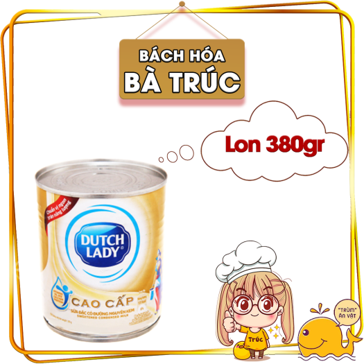 Kem Đặc Có Đường Dutch Lady Cô Gái Hà Lan