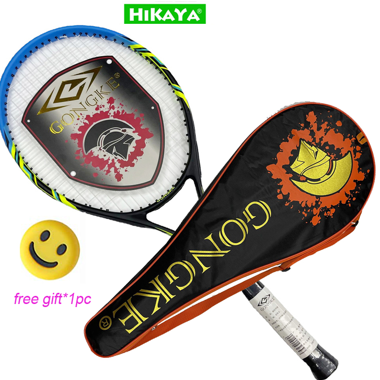 Thiên Nhiên Ngôi Sao Người Lớn Sợi Carbon Tennis, trọng Lượng Siêu Nhẹ Tennis Chống Sốc Và Ném Chống bao Gồm Túi Bóng Và Bóng (Xanh Dương)