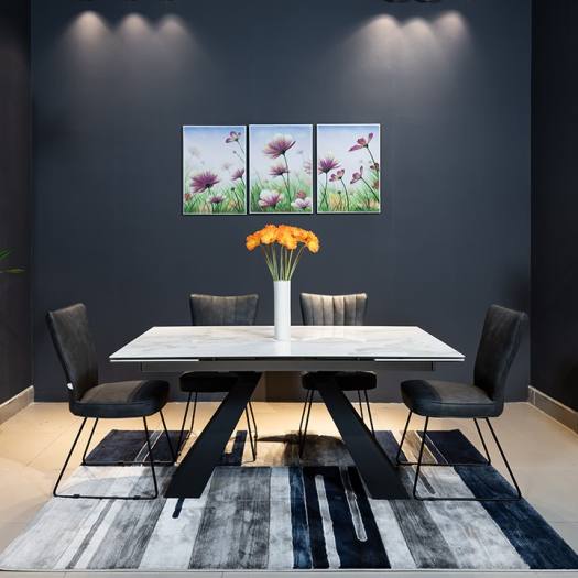 Bàn ăn thông minh mặt đá T839