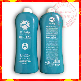 Thuốc duỗi ép tóc BIBOP 1 lần mẫu mới chai 1000ml không cần dập định hình