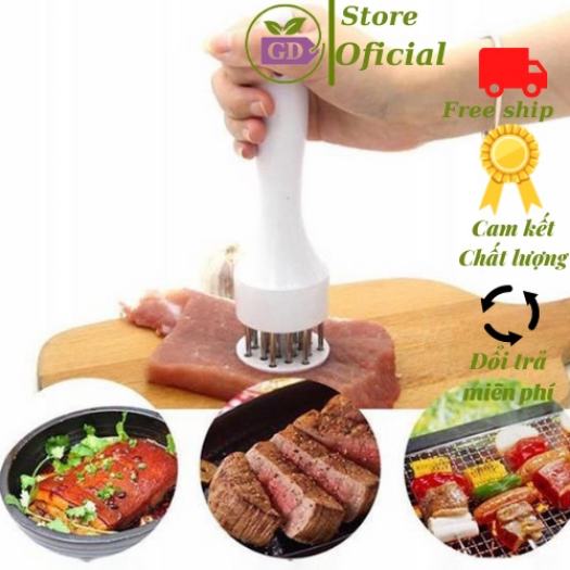 Dụng cụ châm bì, xăm bì, xâm bì, cây châm thịt, xâm thịt, xăm thịt, làm mềm thịt, làm heo quay da giòn,nhà bếp tiện lợi