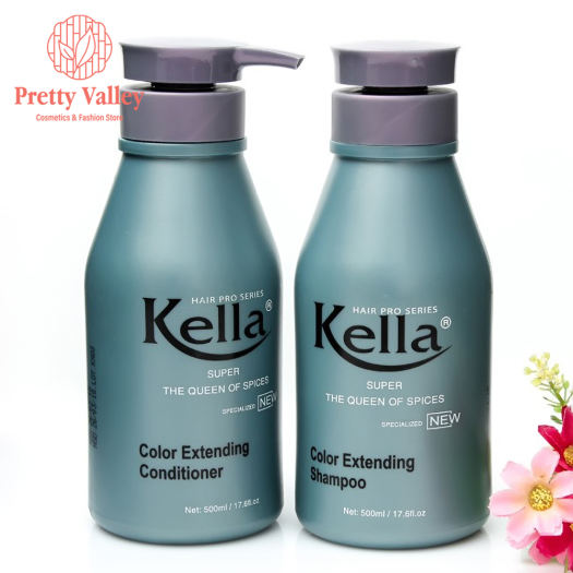 Dầu xả giữ màu tóc nhuộm Kella 500ml, giữ màu tóc nhuộm bền màu, lâu phai - Pretty Valley Store