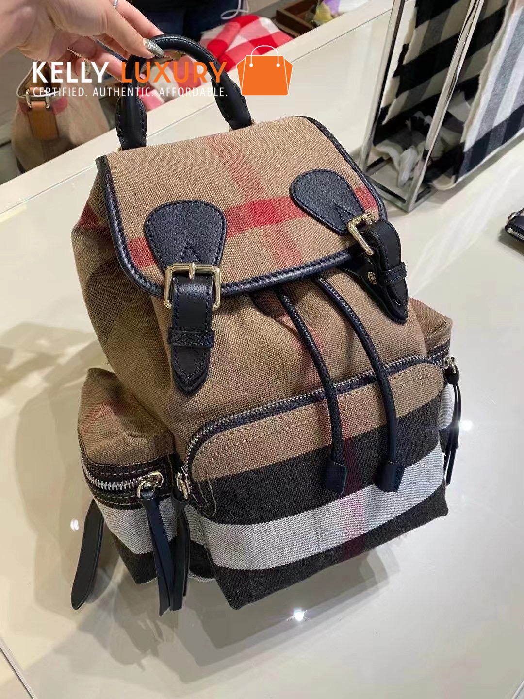 Burberry backpack singapore Clearance