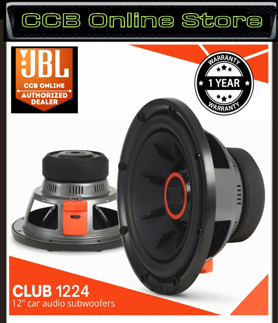 JBL Club 1024 10" (250mm) Selectable Smart Impedance Subwoofer - RMS 1000W Peak |