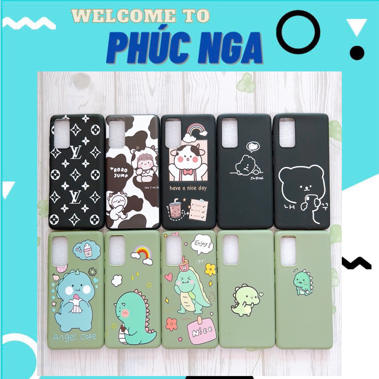 Ốp lưng vali dẻo Samsung A11/A20/A30/S20 FE