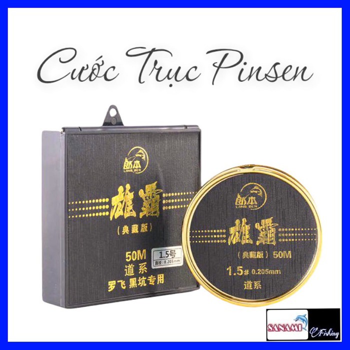 Cước câu cá cao cấp pinsen 60m dcc02 chuyên làm trục thẻo câu đài - sanami fishing