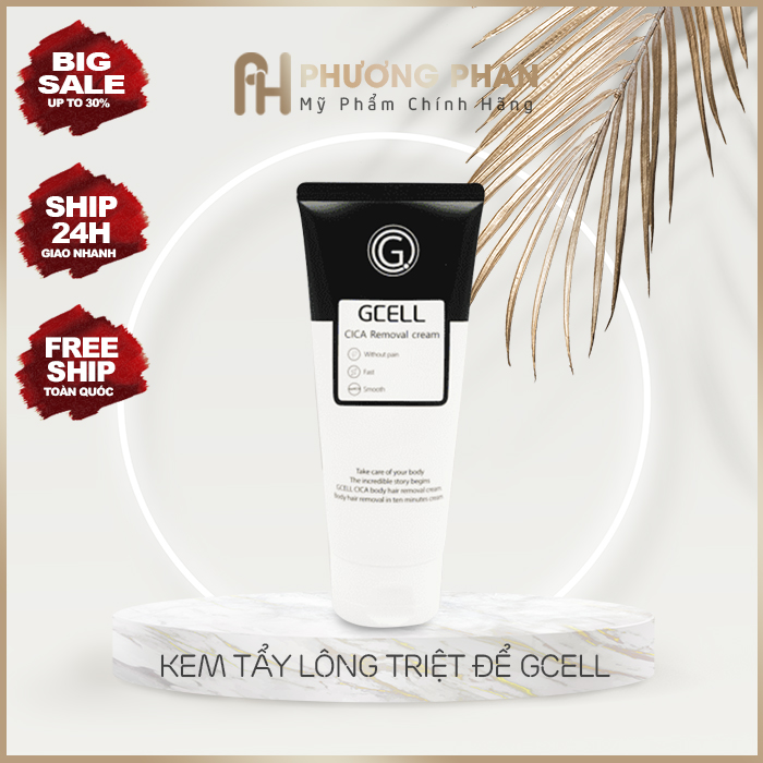 [Chính Hãng] - Kem Tẩy Lông GCELL - Xóa Sạch Lông Chân Lông Tay - Xóa Lông Vĩnh Viển - Giảm Mộc Lông - Phương Phan Cosmetics