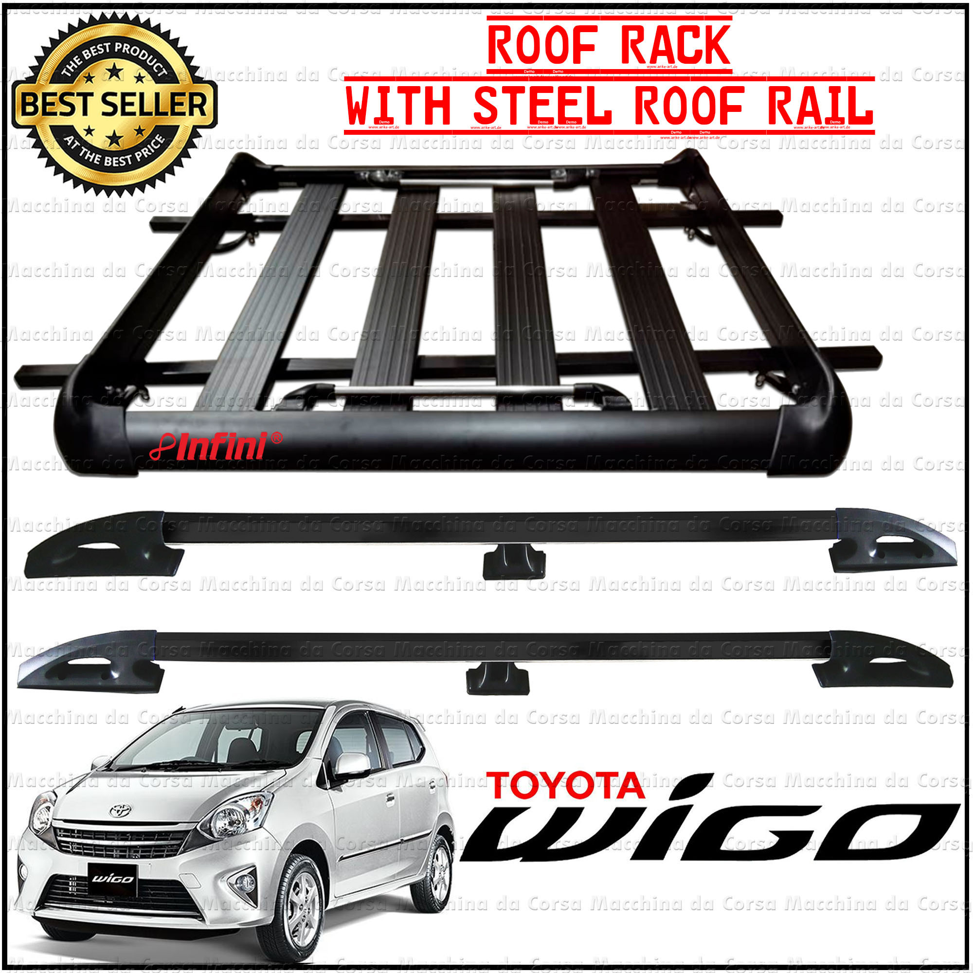 Wigo with roof rack sale