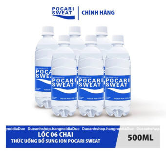 Thức uống bổ sung ion POCARI SWEAT 6chaix500ml, nhập khẩu chính hãng đủ hoá đơn