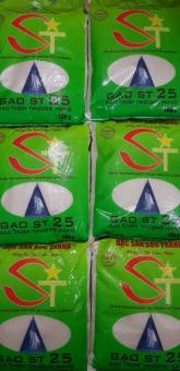 Gạo ST 25 đặc sản sóc trăng túi 10kg - gạo thơm st25