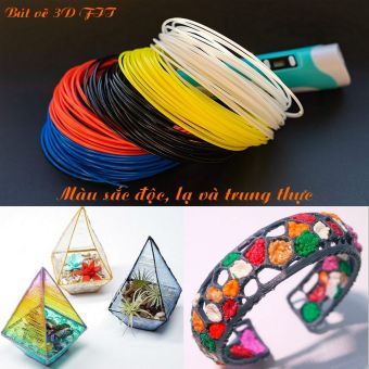 Dây mực in PLA cho bút vẽ 3D 50m 5 màu khác nhau