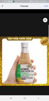 Nước xốt Mè rang hương vị quả Yuzu và Tắc KEWPIE