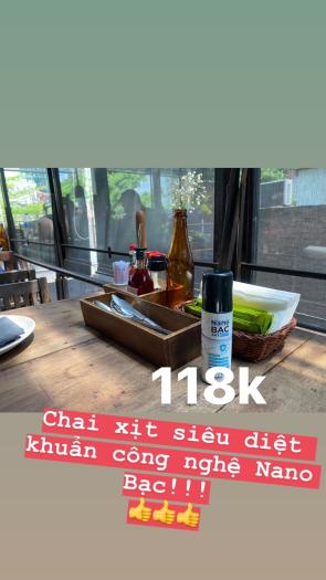 Chai xịt diệt khuẩn Nano Bạc