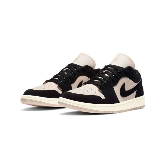Giày Air Jordan 1 Black Toe Low, giày sneaker jd đen đỏ cổ thấp nam nữ hàng cao cấp