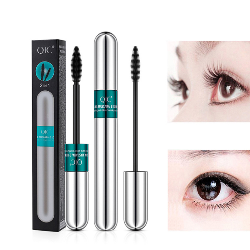 【Znby】mascara Lông Mi Sợi Lụa 4D 2 Trong 1 Mascara Lông Mi Dày & Nhiều Màu Siêu Dài Trang Điểm Mắt Tự Nhiên Không Thấm Nước Lâu Trôi & Chống Nhòe