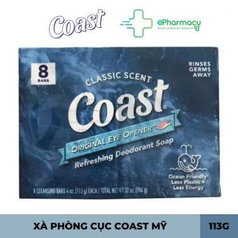 Xà phòng COAST Mỹ - Xà bông cục Coast Original Eye Opener [113g]
