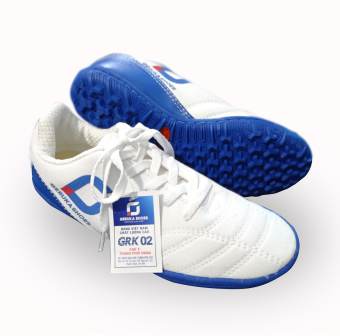 Giày vải nam bóng đá, giày đá banh GRUKA đế 2 màu xanh , đỏ