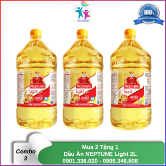 Mua 2 Chai Tặng 1 Chai Dầu Ăn Thượng Hạng Nhãn Hiệu Neptune Light 2L