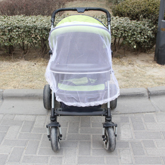 Baby Mosquito Net For Strollers, Carriers, Car Seats, Cradles White April 2018 - 2 Baby Mosquito Net for Strollers, Carriers, Car Seats, Cradles White - 2