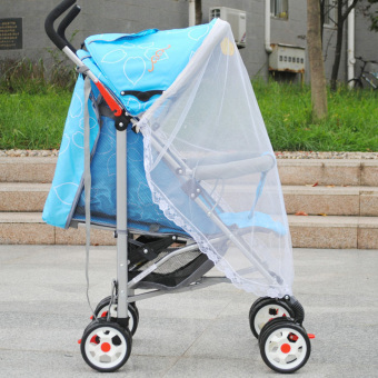 Baby Mosquito Net For Strollers, Carriers, Car Seats, Cradles White April 2018 - 5 Baby Mosquito Net for Strollers, Carriers, Car Seats, Cradles White - 5