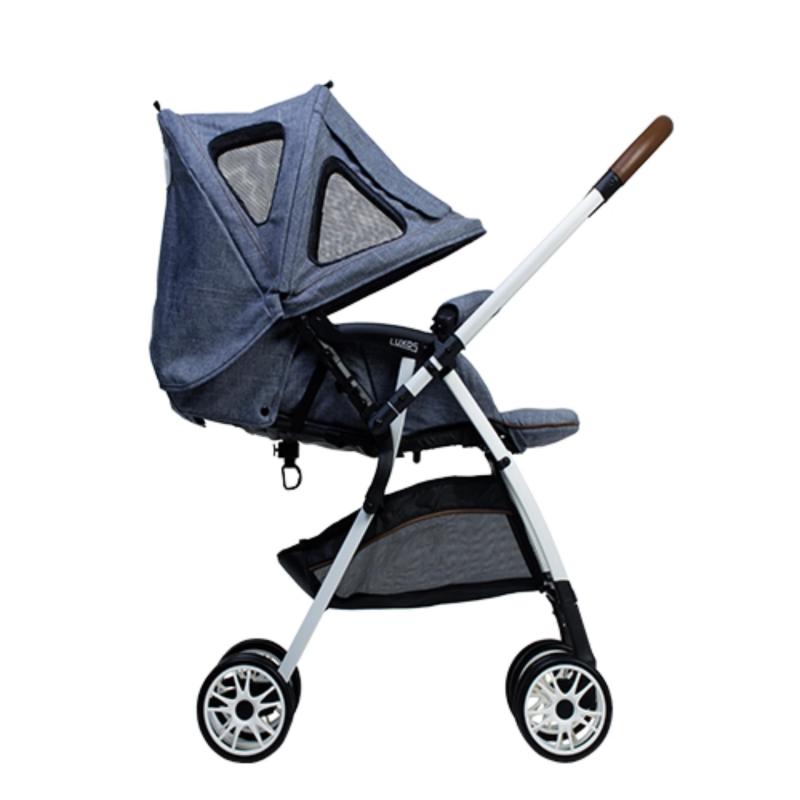 Bonbijou Luxos stroller, Blue Singapore